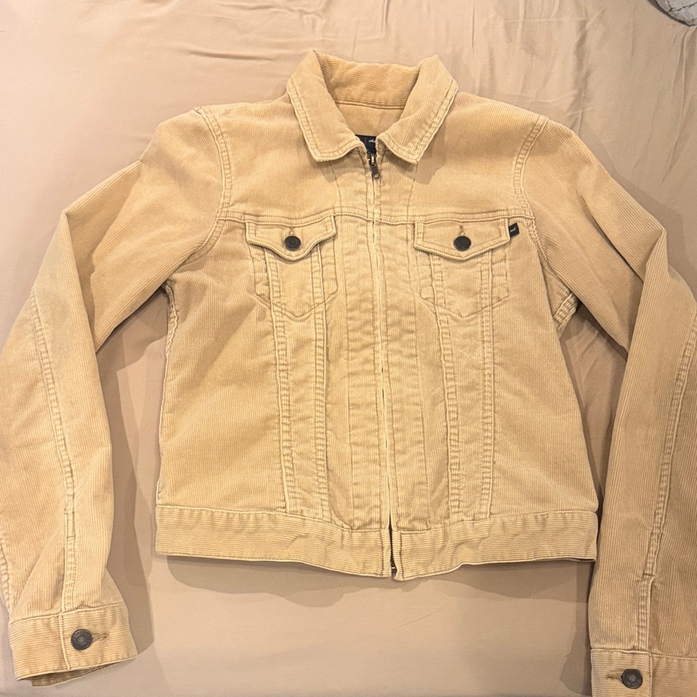 Abercrombie & Fitch Tan Women's Denim Jacket